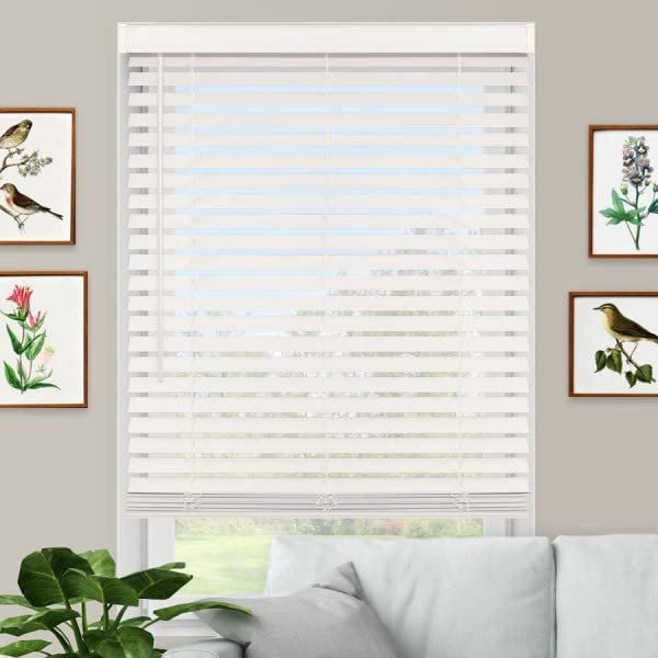 2 Bravada Select Cordless Wood Blind 27 1/2 Width x 72 Height