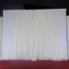 6Mx3M White Pleated Decoration Wedding Backdrop Curtain for Celebration Hotel #021039 view 1