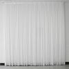 6Mx3M White Pleated Decoration Wedding Backdrop Curtain for Celebration Hotel #021039 view 4
