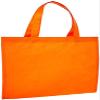 Reusable Convention - Conference Tote Bags Non Woven Bright Colors for Promotions, Orange, Set of 100 view 2