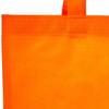 Reusable Convention - Conference Tote Bags Non Woven Bright Colors for Promotions, Orange, Set of 100 view 3