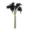 Angel Isabella Lot of 60-Real Touch Calla Lilies (Black) view 1