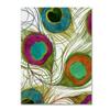 Trademark Fine Art ALI4254-C1824GG "Peacock Feathers II" Dcor, 18x24" view 1