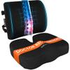 FORTEM Seat Cushion, Office Chair Cushion, Lumbar Support Pillow for Office Chair, Memory Foam Sciatica Coccyx Tailbone Pressure Pain Relief, Car Sitting Pad, Washable Non Slip view 1