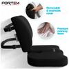 FORTEM Seat Cushion, Office Chair Cushion, Lumbar Support Pillow for Office Chair, Memory Foam Sciatica Coccyx Tailbone Pressure Pain Relief, Car Sitting Pad, Washable Non Slip view 3