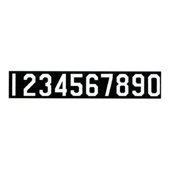 Religious Supply Hymn Board Numbers; Card Height 3 to 5