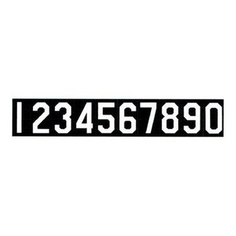 Religious Supply Hymn Board Numbers; Card Height 3 to 5
