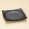 Stone Square Ceramic Board Length (Small), 6.8 x 6.8 x 1.2 inches (17.2 x 17.2 x 3 cm), 12.5 oz (370 g), Ceramic Board, Direct Fire, Restaurant, Stylish, Tableware, Commercial Use view 1