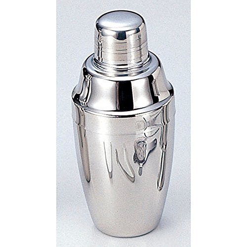 18-8 Shaker [3.3 x 7.7 inches (8.4 x 19.6 cm), A500cc, 11.8 oz (320 g), Kitchen Utensils, Restaurant, Ryokan, Japanese Tableware, Stylish, Commercial Use