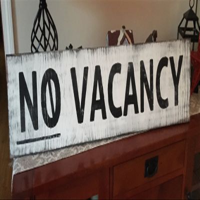 No Vacancy Wooden Sign, 42" Fixer Upper, Farmhouse style