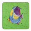 Caroline's Treasures 8574RUG Tropical Fish on Green Floor Mat, 19" x 27", Multicolor view 1