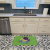 Caroline's Treasures 8574RUG Tropical Fish on Green Floor Mat, 19" x 27", Multicolor view 3