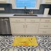 Caroline's Treasures 8872RUG Flamingo on Yellow Machine Washable Memory Foam Mat, Bathroom Rug, Non-Slip Bath Mat, Durable Thick Washable Rugs for Kitchen, Bathroom Quick Dry, Decorative Artwork, view 3