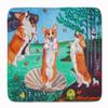 Caroline's Treasures 7319RUG Corgi Birth of Venus Machine Washable Memory Foam Mat, Bathroom Rug, Non-Slip Bath Mat, Durable Thick Washable Rugs for Kitchen, Bathroom Quick Dry, Decorative Artwork, view 1