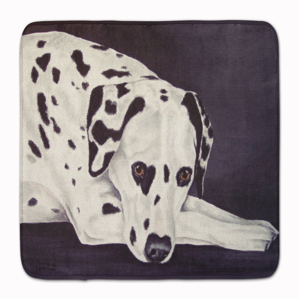 Caroline's Treasures AMB1193RUG Dal Dalmatian Machine Washable Memory Foam Mat, Bathroom Rug, Non-Slip Bath Mat, Durable Thick Washable Rugs for Kitchen, Bathroom Quick Dry, Decorative Artwork,