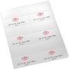 Linked Hearts Printable Place Cards, Ruby Red (Choose Color), Set of 60 (10 Sheets), Laser & Inkjet Printers - Wedding, Party, Dinner, and Special Events - Made in the USA view 4