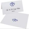 Linked Hearts Printable Place Cards, Navy (Choose Color), Set of 150 (25 Sheets), Laser & Inkjet Printers - Wedding, Party, Dinner, and Special Events - Made in the USA view 2