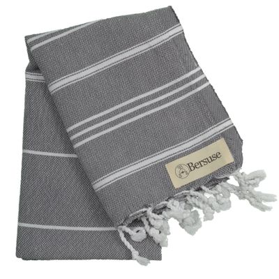 Bersuse Anatolia Bathroom Hand Towels - Premium Cotton Hand Towel for Face - Absorbent, Soft, Lightweight, Space-Saving, Quick-Drying Decorative Turkish Hand Towels - (Set of 12)