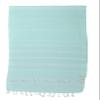 Bersuse Towels Anatolia XL Beach Blanket Throw Blanket Turkish Towel 100% Cotton Extra-Large Quick-Dry Lightweight Premium Peshtemal Towel - 61x82 Inches, Aqua Marine (Set of 3) view 1