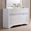 Acme Naima Wood 9-Drawers Bedroom Dresser in White view 2
