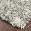 Oriental Weavers Henderson Shag Area Rug - 5503H - 5'3" x 7'6" - in Grey/Ivory - Plush Soft Shag, Modern Style, Stain Resistant, Cushion Feel, Bedroom, Office Rug view 3