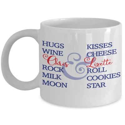 11OZ Coffee Mug Couples - Birthday, Anniversary, Men, Women Gift for Him & Her - Inspiration Coffee Cup For Couples - Unique Wedding Gifts For Brides & Grooms - Husband Wife Mugs - Coffee Mugs Husband