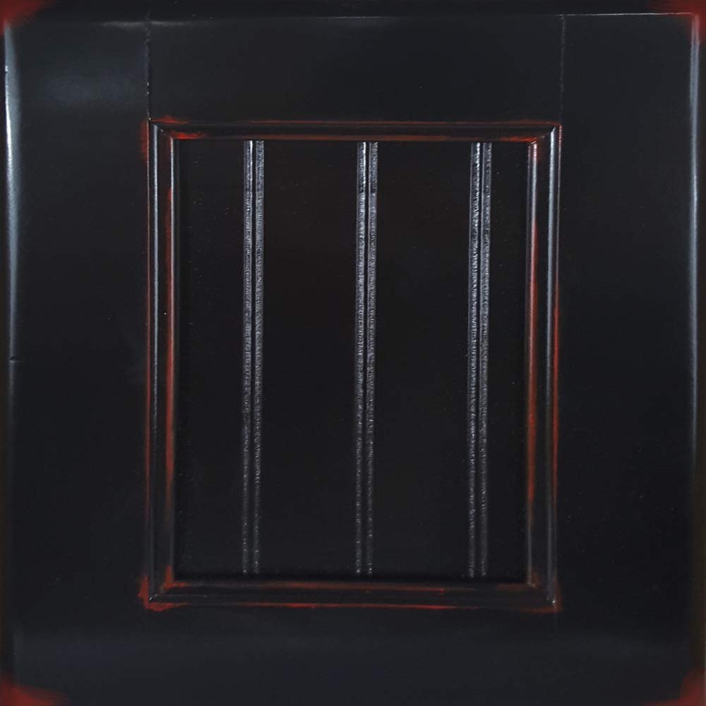 American Heartland Poplar TV Stand in European Burnt Black