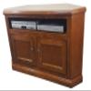 American Heartland Poplar Corner TV Stand, Aquamarine view 2