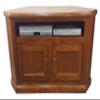 American Heartland Poplar Corner TV Stand, Aquamarine view 3