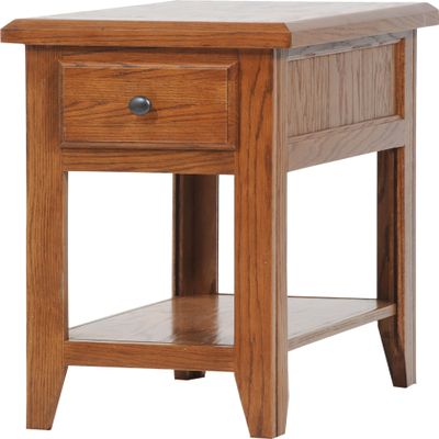 American Heartland Oak Chair Table, Light