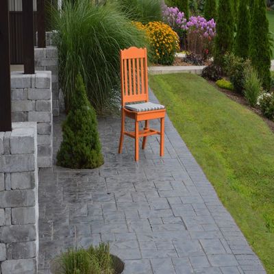 A & L Furniture Royal Dining Chair, Orange