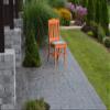 A & L Furniture Royal Dining Chair, Orange view 1