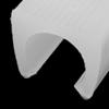 uxcell Plastic Chair Foot U Shaped Floor Glides Tubing Caps Cover 11mm Dia 20pcs White view 2