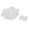 uxcell Plastic Chair Foot U Shaped Floor Glides Tubing Caps Cover 11mm Dia 20pcs White view 4