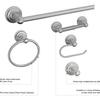 Design House Calisto 24-inch Brass Towel Bar in Oil-Rubbed Bronze view 2