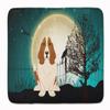 Caroline's Treasures BB2211RUG Halloween Scary Basset Hound Floor Mat, 19" x 27", Multicolor view 1