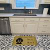 Caroline's Treasures BB1463RUG Smooth Black and Tan Dachshund Spoiled Dog Lives Here Machine Washable Memory Foam Mat, Bathroom Rug, Non-Slip Bath Mat, Durable Thick Washable Rugs for Kitchen, Bathroo view 2