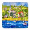 Caroline's Treasures 6031RUG Harbour Scene with Sailboat Machine Washable Memory Foam Mat, Bathroom Rug, Non-Slip Bath Mat, Durable Thick Washable Rugs for Kitchen, Bathroom Quick Dry, Decorative Artw view 1