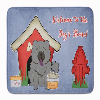 Caroline's Treasures BB2893RUG Dog House Collection Chow Chow Blue Machine Washable Memory Foam Mat, Bathroom Rug, Non-Slip Bath Mat, Durable Thick Washable Rugs for Kitchen, Bathroom Quick Dry, Decor