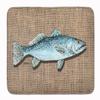 Caroline's Treasures 8737RUG Fish Speckled Trout Machine Washable Memory Foam Mat, Bathroom Rug, Non-Slip Bath Mat, Durable Thick Washable Rugs for Kitchen, Bathroom Quick Dry, Decorative Artwork, view 1