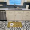 Caroline's Treasures BB1465RUG Bichon Frise Spoiled Dog Lives Here Machine Washable Memory Foam Mat, Bathroom Rug, Non-Slip Bath Mat, Durable Thick Washable Rugs for Kitchen, Bathroom Quick Dry, Decor view 4