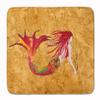Caroline's Treasures 8727RUG Ginger Red Headed Mermaid on Gold Machine Washable Memory Foam Mat, Bathroom Rug, Non-Slip Bath Mat, Durable Thick Washable Rugs for Kitchen, Bathroom Quick Dry, Decorativ view 1