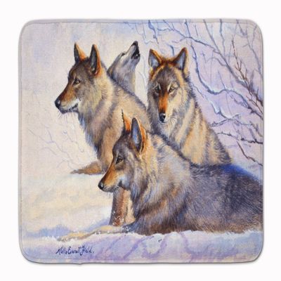 Caroline's Treasures Wolves by Mollie Field Floor Mat, 19" x 27", Multicolor