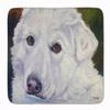 Caroline's Treasures 7418RUG Great Pyrenees Contemplation Machine Washable Memory Foam Mat, Bathroom Rug, Non-Slip Bath Mat, Durable Thick Washable Rugs for Kitchen, Bathroom Quick Dry, Decorative Art view 1
