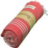 Bersuse Towels Anatolia XL Beach Blanket Throw Blanket Turkish Towel 100% Cotton Extra-Large Quick-Dry Lightweight Premium Peshtemal Towel - 61x82 Inches, Red (Set of 3) view 2