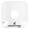 CheckOutStore (2000) Paper Record Inner Sleeves with Hole for 12" LP Vinyl 33 RPM Records (Round Corners) view 1