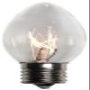 The Holiday Light Depot 25 Pack C9 Clear Christmas Replacement Light Bulbs for Indoor and Outdoor String Lights Transparent Christmas Light Bulbs 7 Watt E17 C9 Intermediate Base view 1
