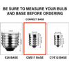 The Holiday Light Depot 25 Pack C9 Clear Christmas Replacement Light Bulbs for Indoor and Outdoor String Lights Transparent Christmas Light Bulbs 7 Watt E17 C9 Intermediate Base view 3