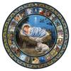 Religious Gifts God's Gift of Love Christ Child Alseep in Manger Large Double Sided Advent Calendar, 17 Inch view 1