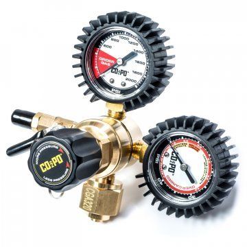 CO2PO Single Body CO2 Regulator for Keg Beer Dispensing in a Kegerator or Keezer